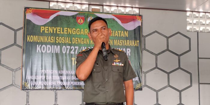 Pasiter Kodim 0727/Karanganyar, Lettu Inf Deswanto,