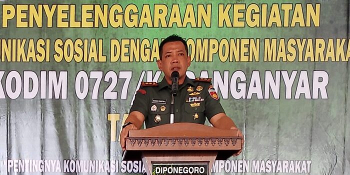 Komandan Kodim 0727/Karanganyar, Letkol Kav Dhanang Prasetyo Kurniawan, S.H., M.Tr. (Opsla)