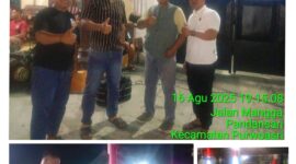 Ketua SISKOM-PN Bersama Tokoh Masyarakat Setempat 