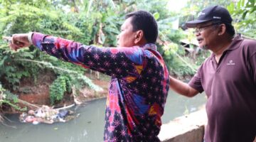 Bupati Tangerang Tinjau Pembangunan Pompa Air di Bencongan Kelapa Dua