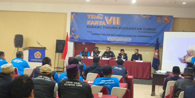 Suksesnya Temu Karya ke-VII Karang Taruna Kecamatan Curug: Adi Humaidi Terpilih sebagai Ketua Periode 2025-2030