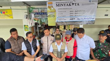 Satgas Saber Pelanggaran Pangan Pusat Pantau Langsung 2 Pasar di Kota Tangerang, Harga Pangan Masih Stabil