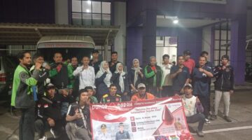 Donor Darah bersama Kecamatan Panongan dan Komunitas Forbeta (Forum Ojek Online Kabupaten Tangerang) beserta Masyarakat Kecamatan Panongan