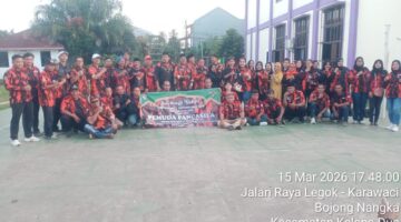 PAC Pemuda Pancasila Kecamatan Kelapa Dua adakan santunan anak yatim dan buka bersama