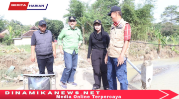 Percepatan Perbaikan Akses Jalan dan Jembatan Terputus, Bupati Turun Langsung Lokasi Pasca Banjir Ketanggungan 