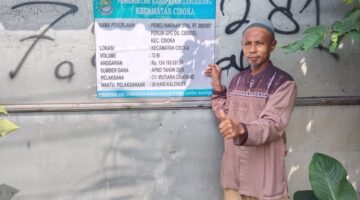 Kontraktor Pastikan Proyek Turap Di Desa Cibugel Sesuai Prosedur