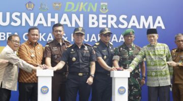 Bea Cukai Banten dan Kejaksaan Musnahkan Jutaan Rokok Ilegal, Tegaskan Penegakan Hukum