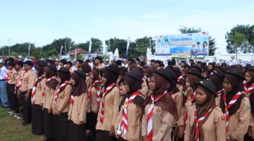 Hardiknas di Brebes, Ribuan Pelajar Deklarasi Keselamatan Tembus Rekor MURI