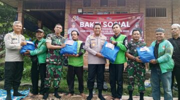 KEGIATAN BAKTI SOSIAL POLRESTA TANGERANG, KODIM 0510/TIGARAKSA, DAN OJOL FORBETA TANGERANG DALAM RANGKA HARI BHAYANGKARA KE-80
