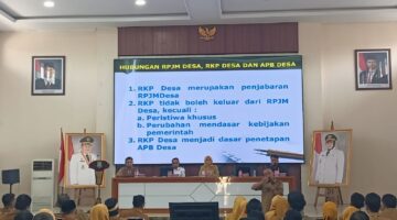 Perkuat Kapasitas Aparatur Desa, DPMPD Gelar Sosialisasi Bimtek RKP Desa dan Pelaksanaan Musrenbang 2026.