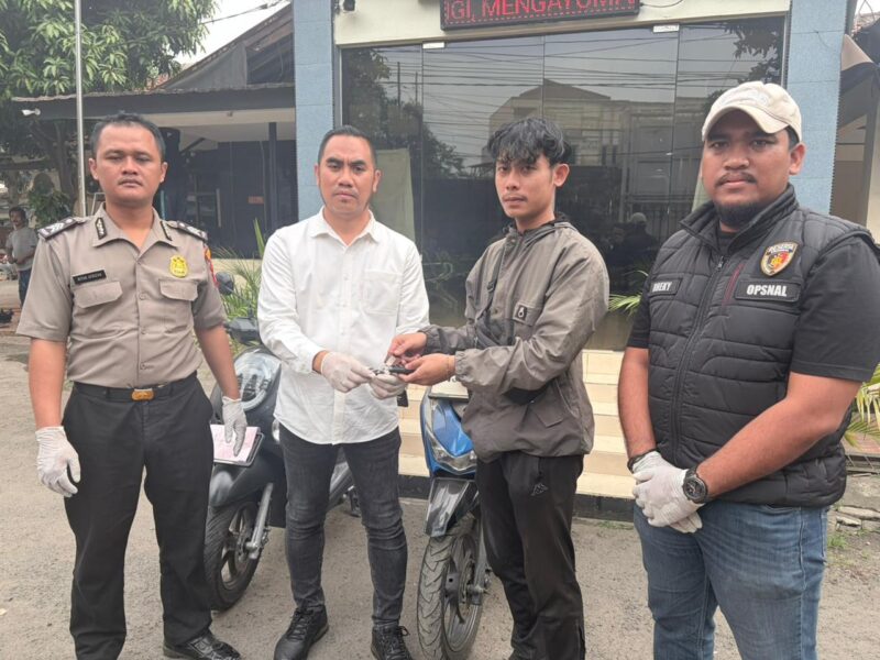 Operasi Berantas Jaya 2026: Polsek Curug Kembalikan Dua Motor Hasil Ungkap Kasus Curat kepada Korban