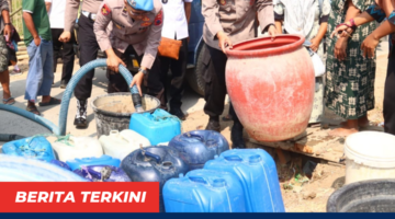 Krisis Air Bersih Meluas, 28 Ribu Liter Air Disalurkan untuk 408 KK di Brebes